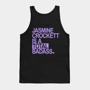 Jasmine Crockett is a total badass - lavender Tank Top